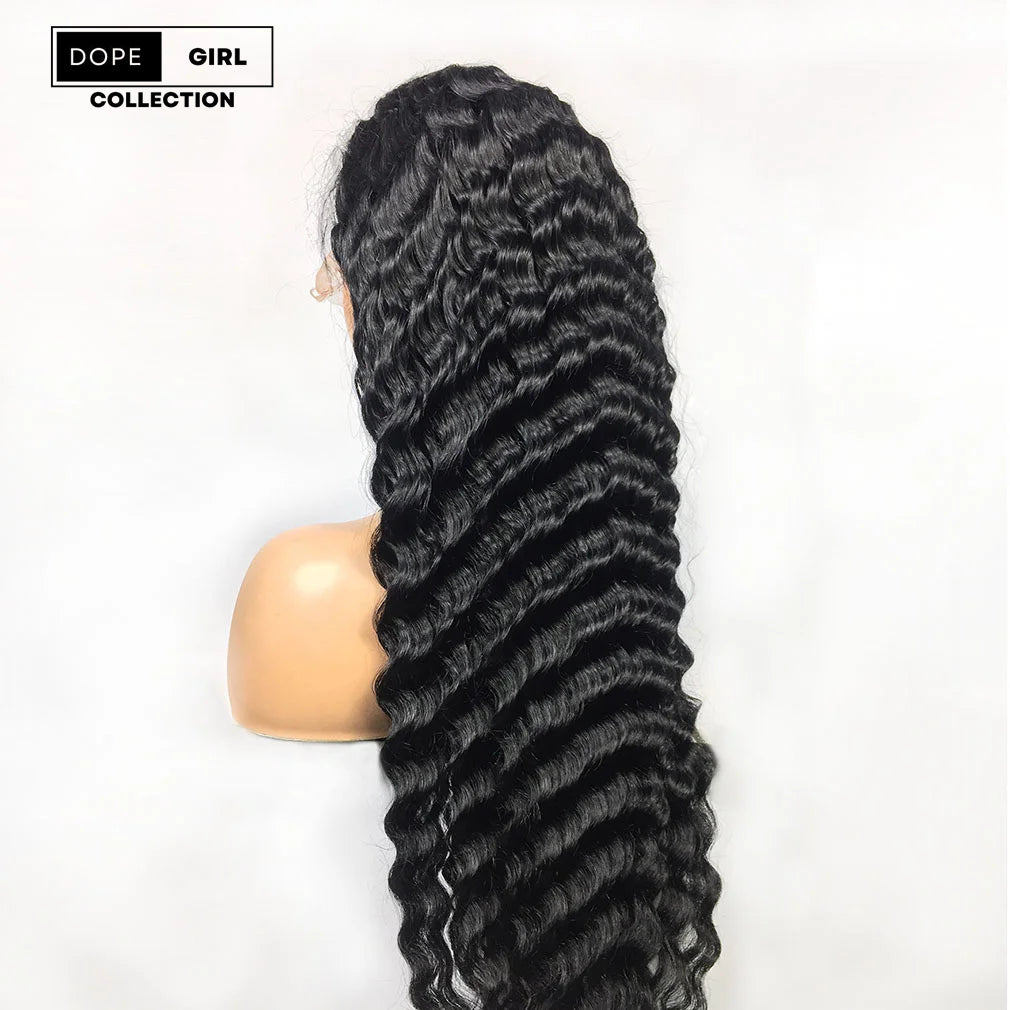 Deep Wave Wig Transparent Lace